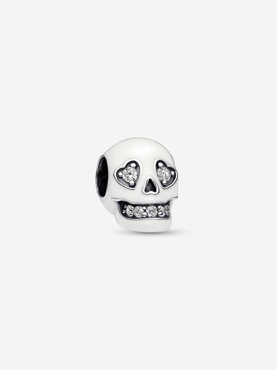 PANDORA™ Glow-in-the-Dark Sparkling Skull Charm