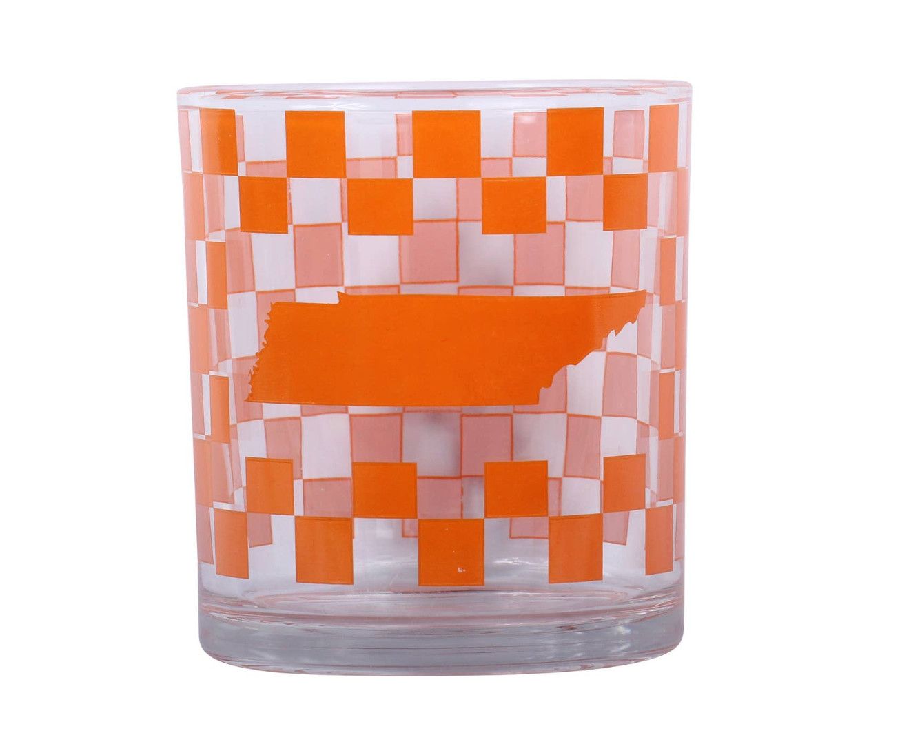 Checkerboard Tennessee Rocks Glass