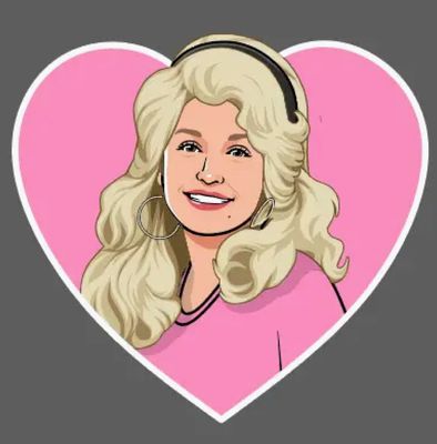 Dolly Inspired Sticker