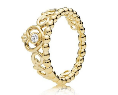 PANDORA™ My Princess Tiara 14k Gold Clear Cubic Zirconia