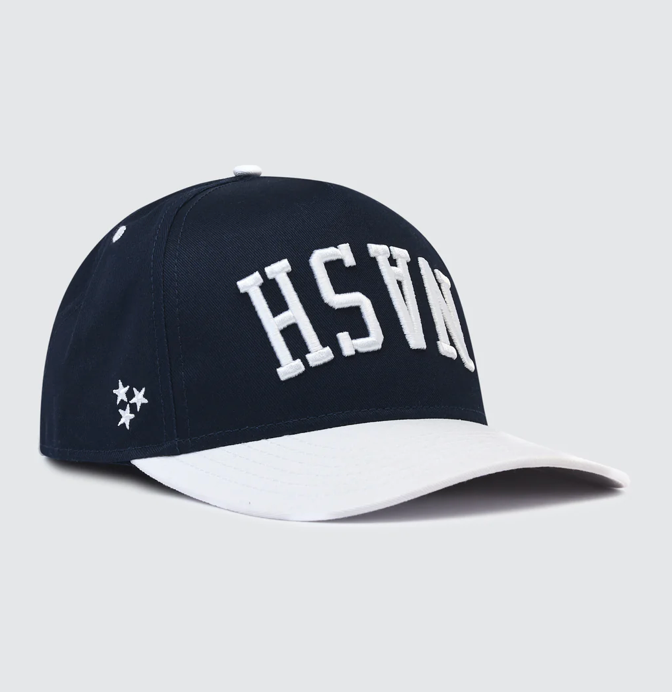 The NASH™ Upside Down Hat White Navy