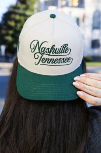 The NASH™  Nashville Cursive Snapback Hat
