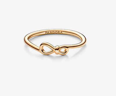 PANDORA™ 14K Gold Plated Infinity Knot Ring