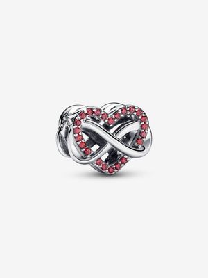 PANDORA™ Infinity Red Heart Charm