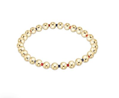 Hope Grateful 5mm Bead Bracelet Firecracker