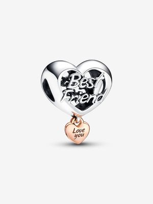 PANDORA™ &quot;Love You&quot; Best Friend Heart Charm