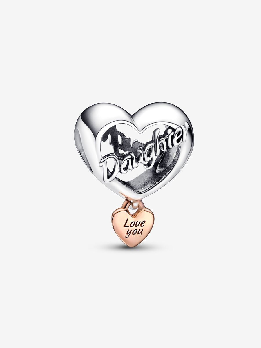 PANDORA™ &quot;Love You&quot; Daughter Heart Charm