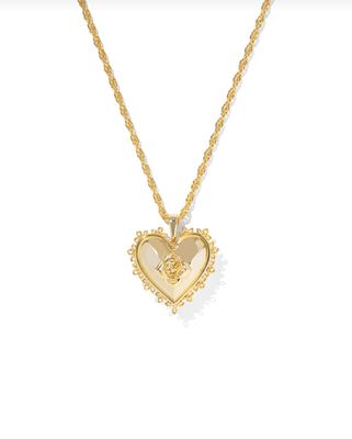 The Mallory Rose Locket Necklace in Gold