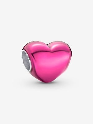 PANDORA™ Metallic Pink Heart Charm