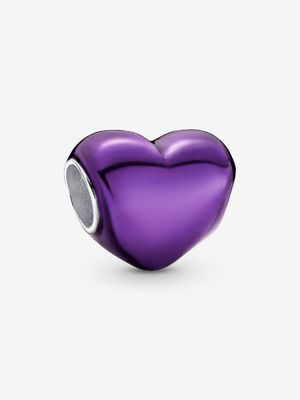 PANDORA™ Metallic Purple Heart Charm