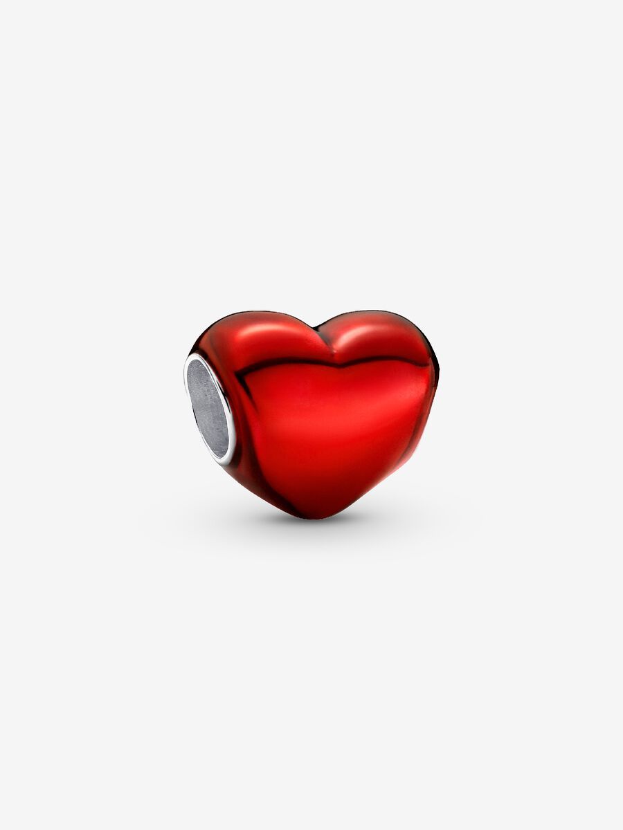 PANDORA™ Metallic Red Heart Charm