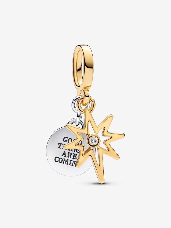 PANDORA™ Engravable North Star Lab-Grown Diamond Dangle Charm