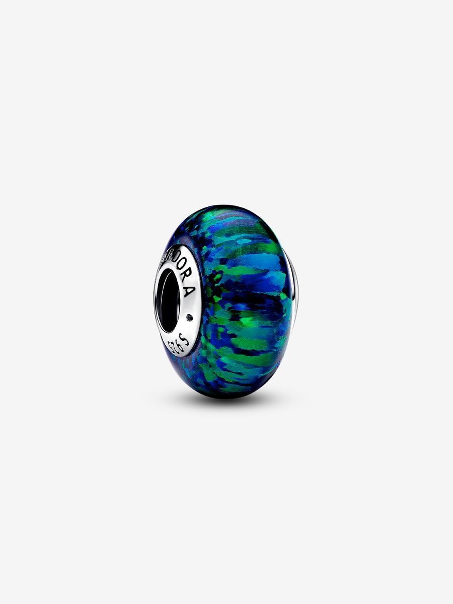 PANDORA™ Opalescent Green Murano Glass Charm