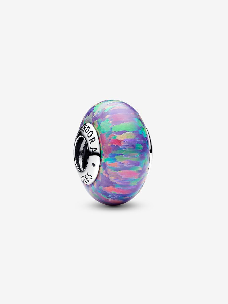 PANDORA™ Opalescent Purple Murano Glass Charm