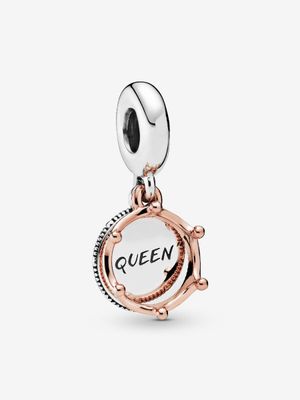 PANDORA™ Queen &amp; Regal Crown 14K Rose Gold Dangle Charm