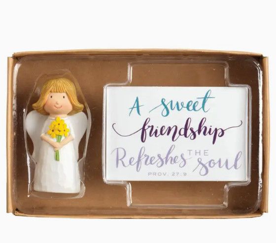 Angel + Card Gift Set Sweet Friendship
