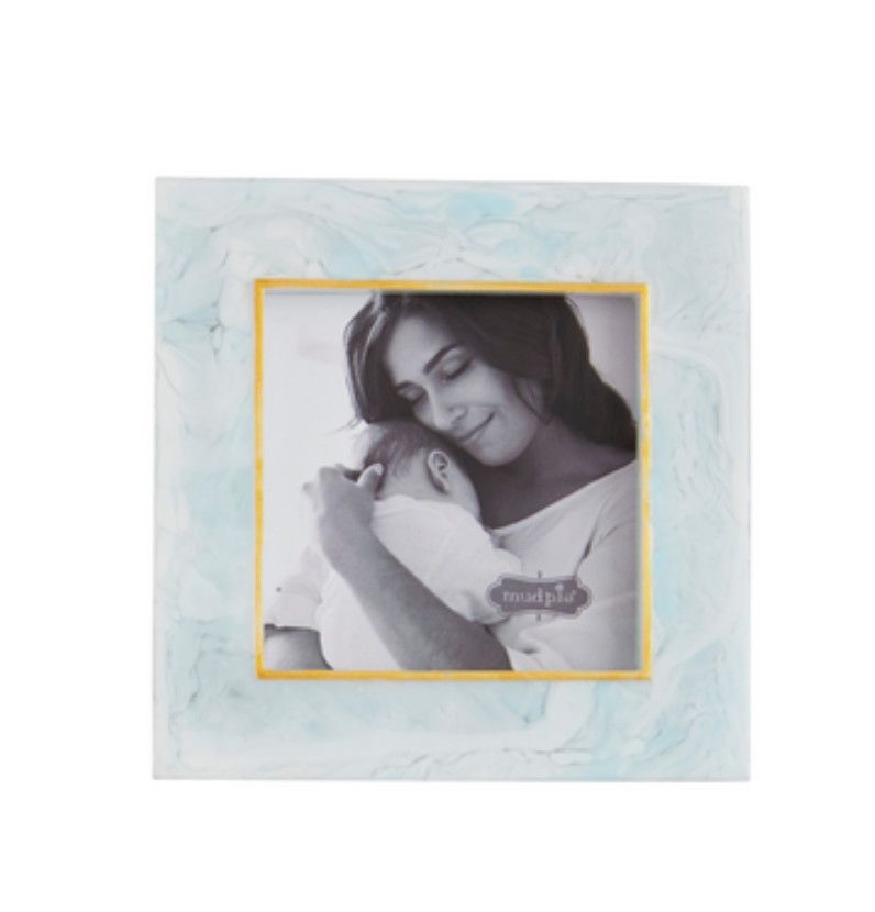 Small Resin Frame, Color: Blue