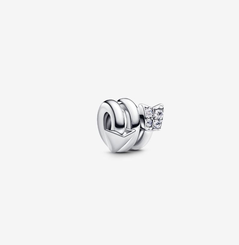 PANDORA™ Twisting Arrow Silver Charm