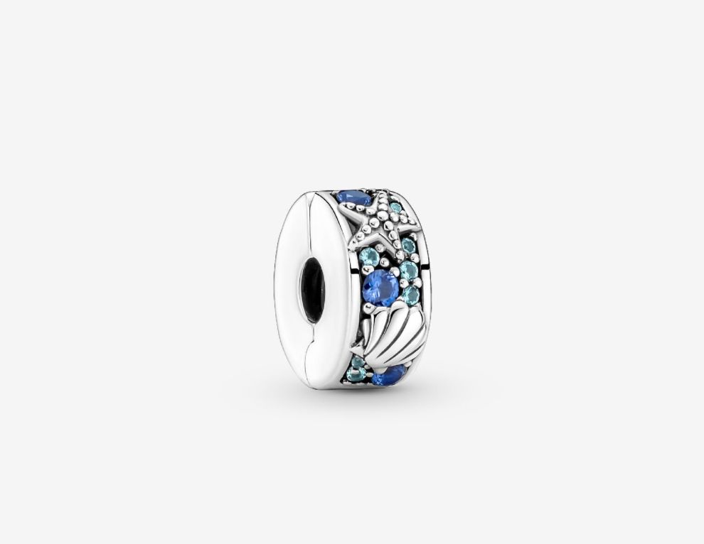 PANDORA™ Tropical Starfish &amp; Shell Clip Charm