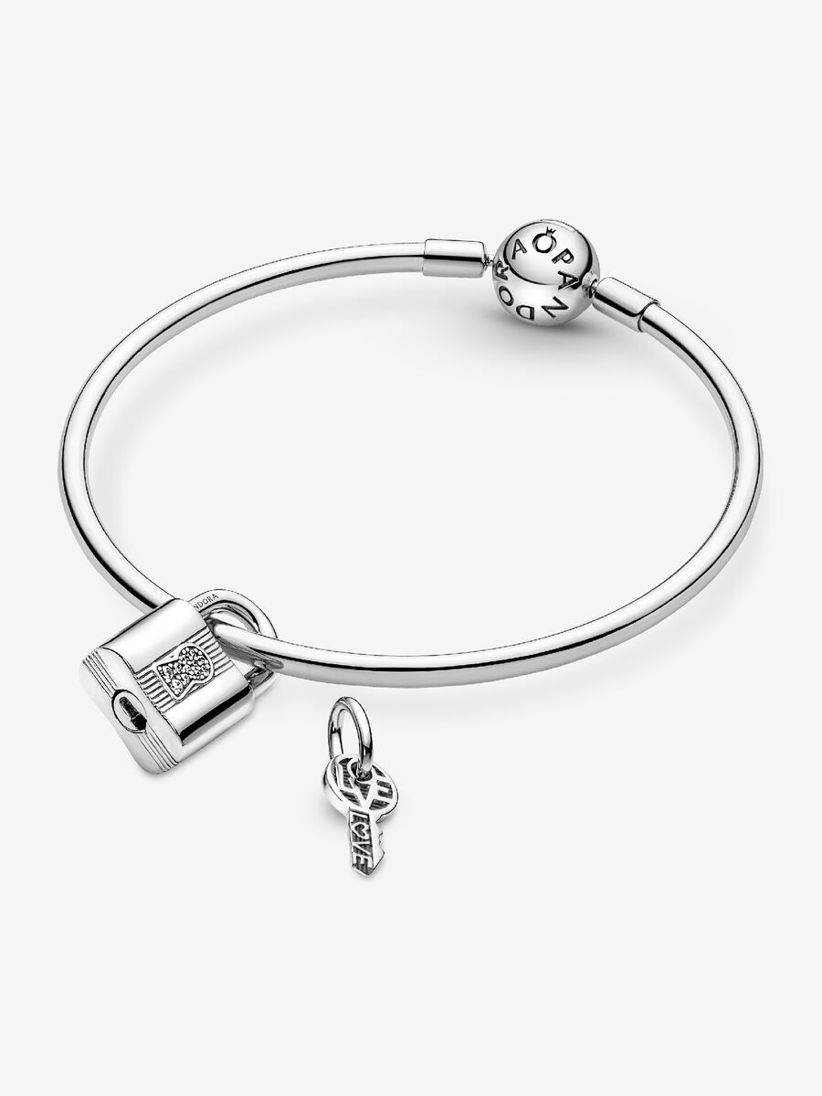 SALE | PANDORA™ Padlock & Key 2-Piece Dangle Charm