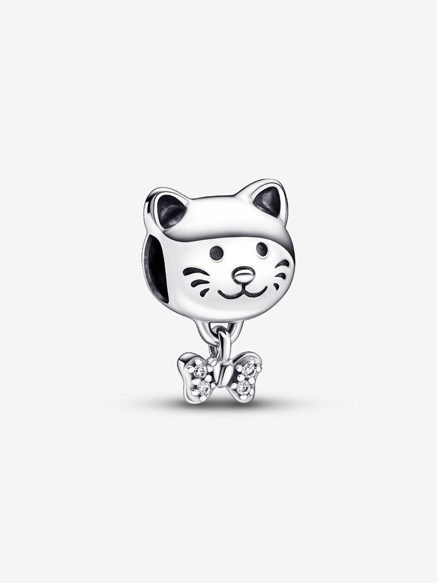 PANDORA™ Pet Cat &amp; Bow Charm