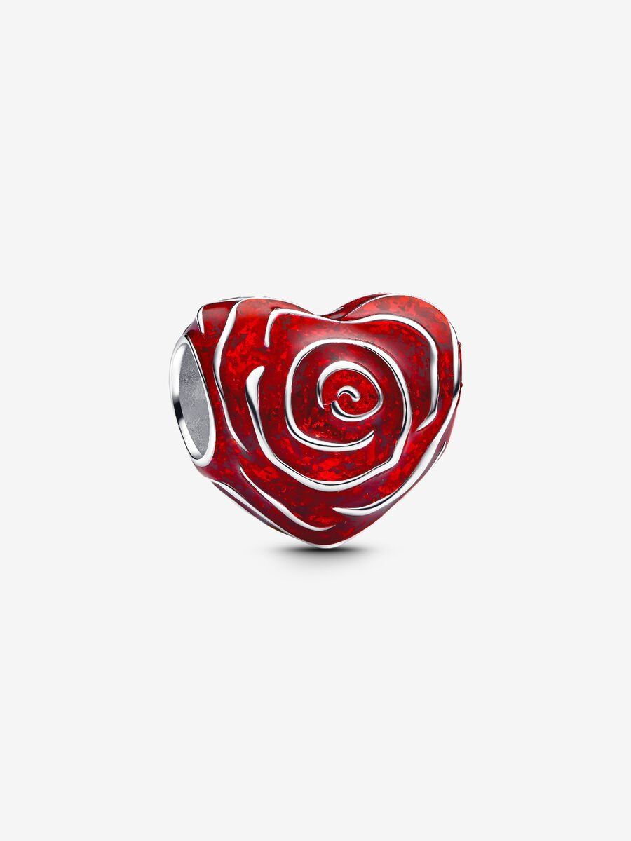 PANDORA™ Red Rose Heart Charm