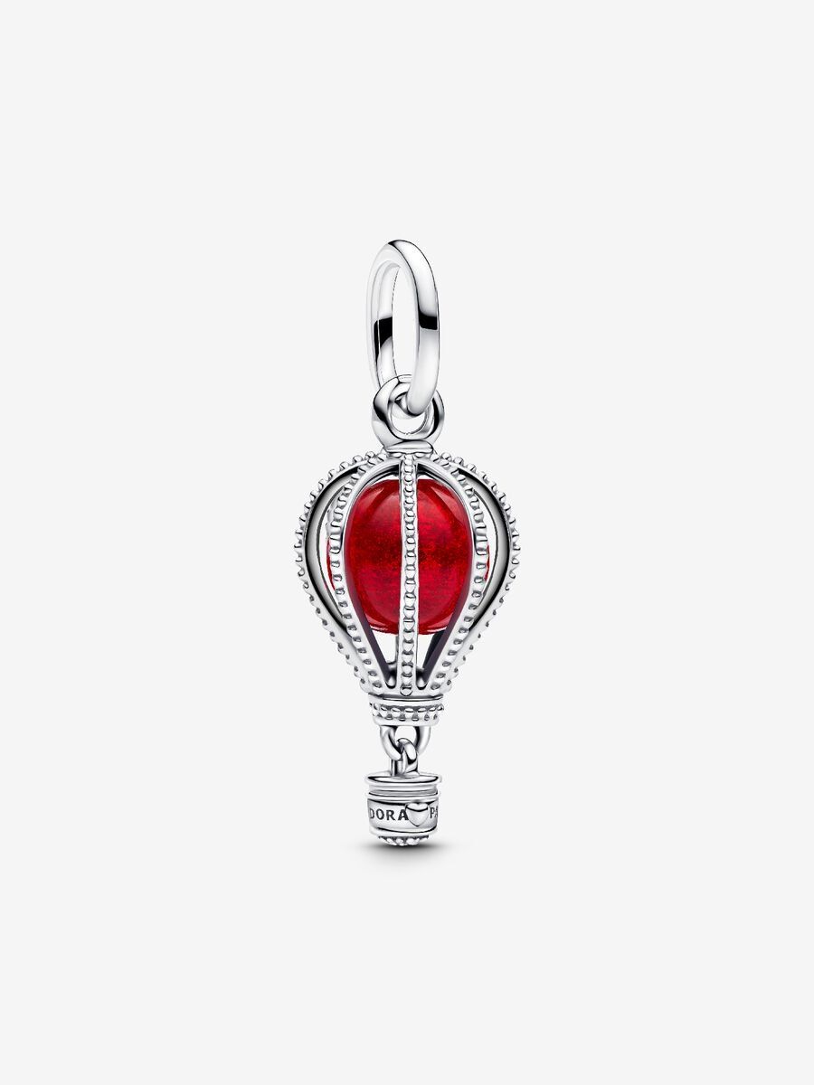 PANDORA™ Red Murano Glass Hot Air Balloon Dangle Charm