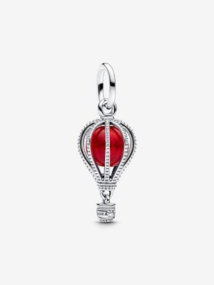 PANDORA™ Red Murano Glass Hot Air Balloon Dangle Charm