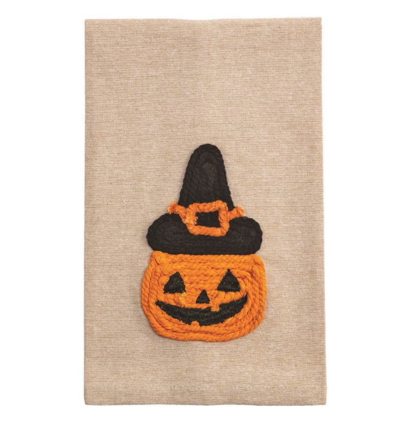 Pumpkin Halloween Rope Towel
