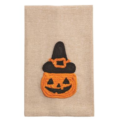 Pumpkin Halloween Rope Towel