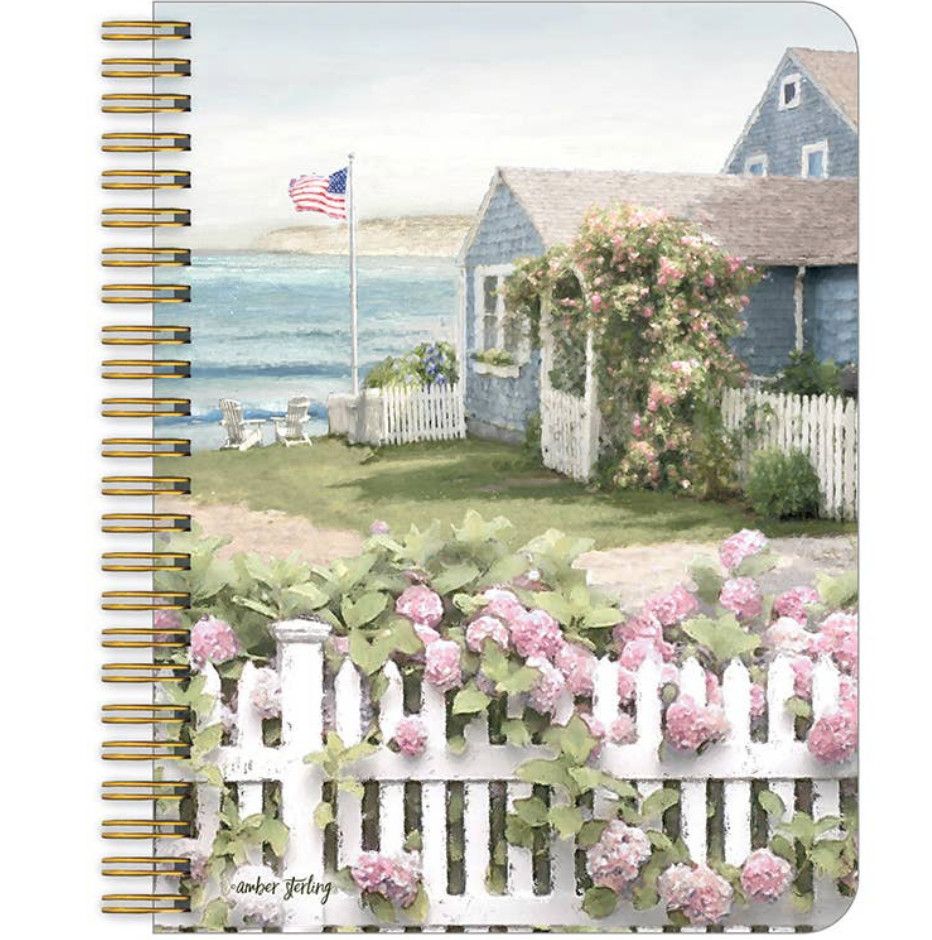 House By The Shore Medium Notebook