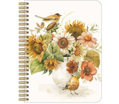 Sunflower Whispers Medium Notebook