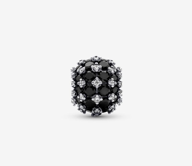 PANDORA™ Sparkling Pavé Round Black Charm