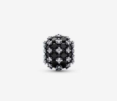 PANDORA™ Sparkling Pavé Round Black Charm