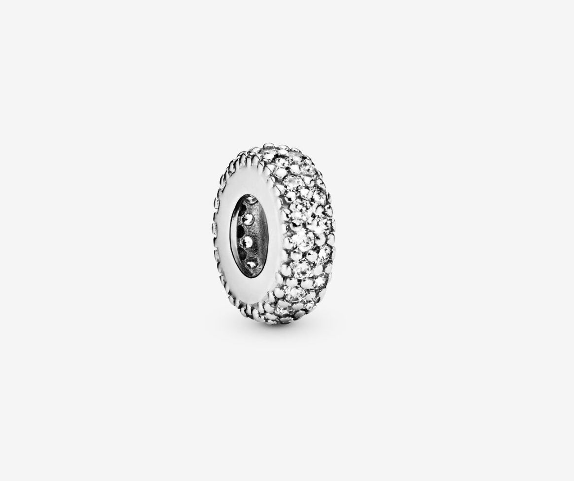 PANDORA™ Clear Sparkle Spacer Charm
