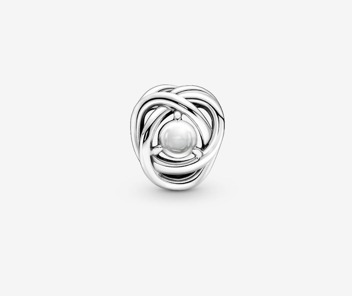 PANDORA™ April Clear Eternity Circle Charm