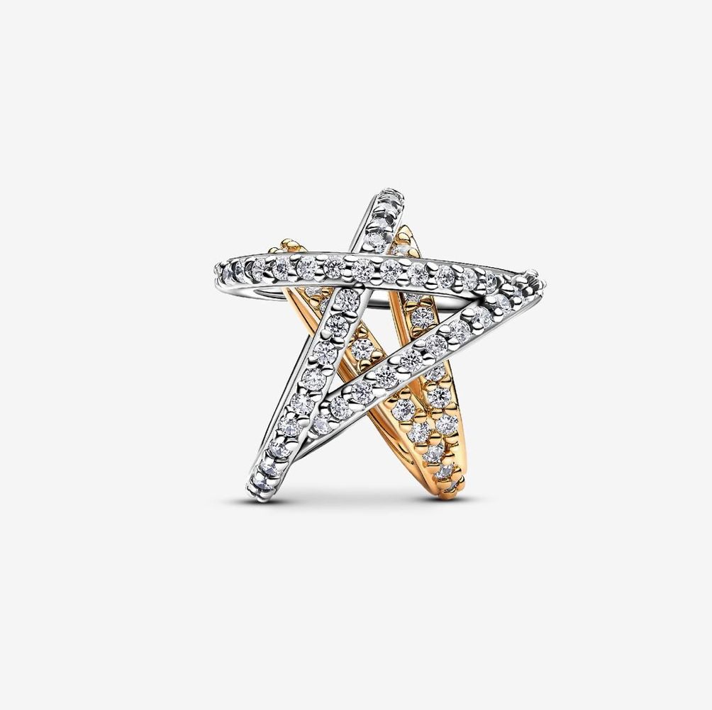 PANDORA™ Sparkling Crossover Star Charm
