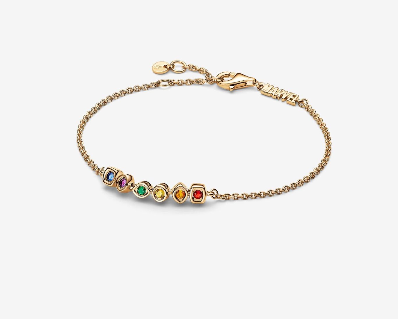 PANDORA™ Marvel The Avengers Infinity Stones Chain Bracelet 14k Gold