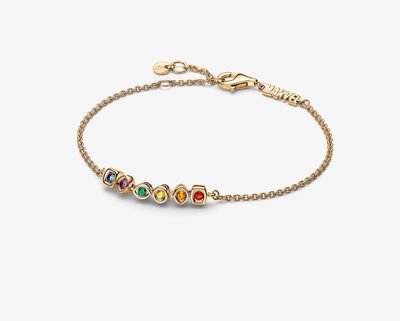 PANDORA™ Marvel The Avengers Infinity Stones Chain Bracelet 14k Gold