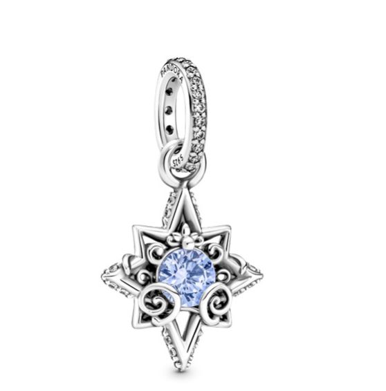 PANDORA™ Disney Cinderella Star Sterling Silver Pendant