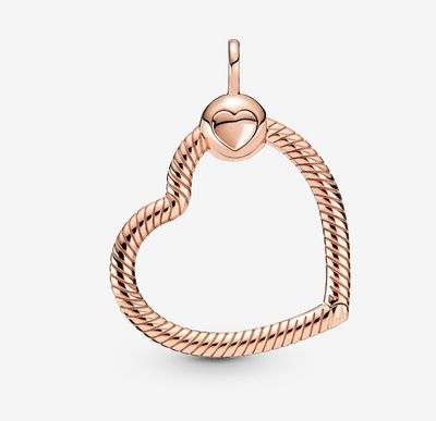 PANDORA™ Rose Gold Pandora Moments Heart Charm Pendant