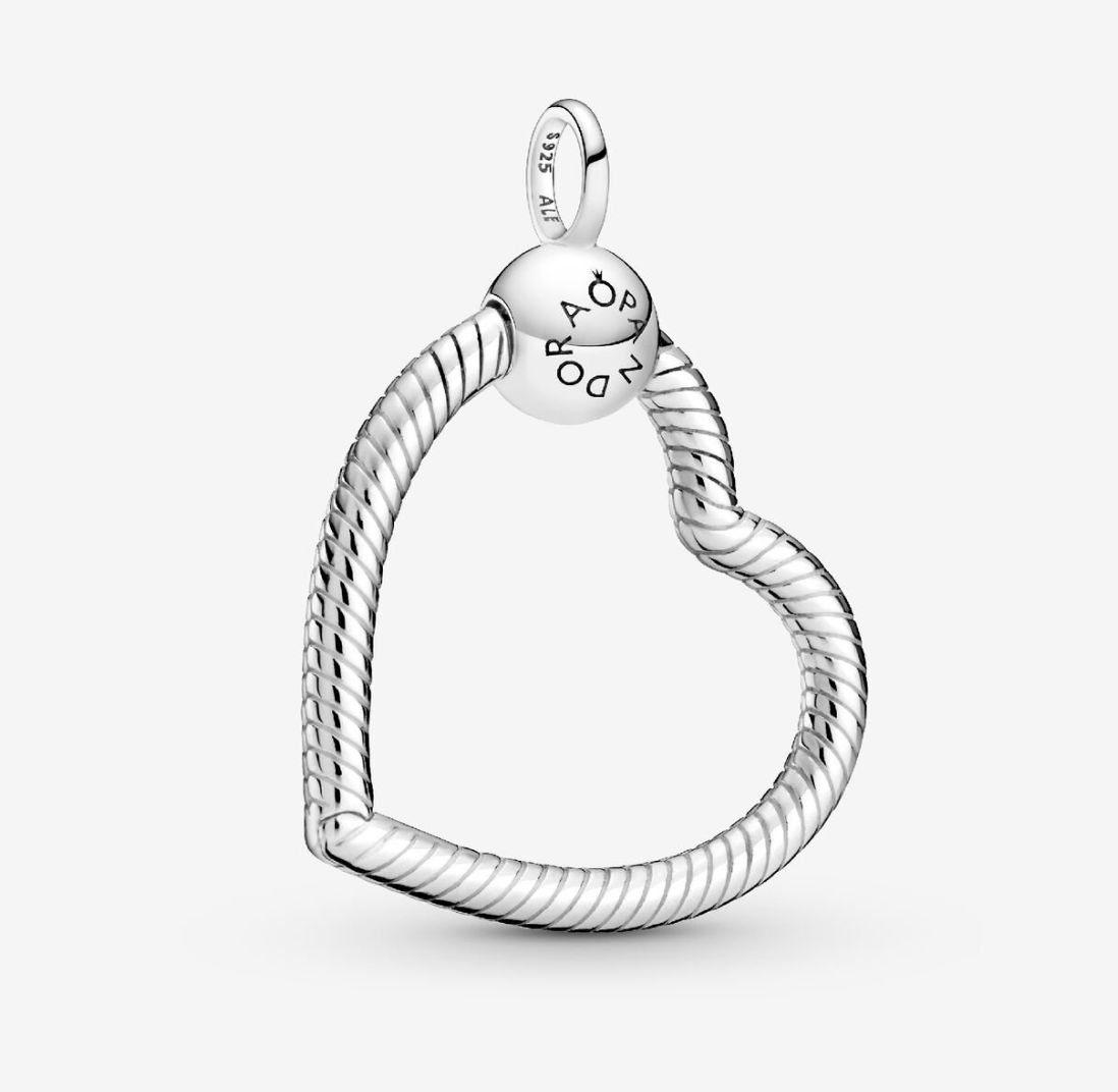 PANDORA™ Moments Heart O Pendant Sterling Silver