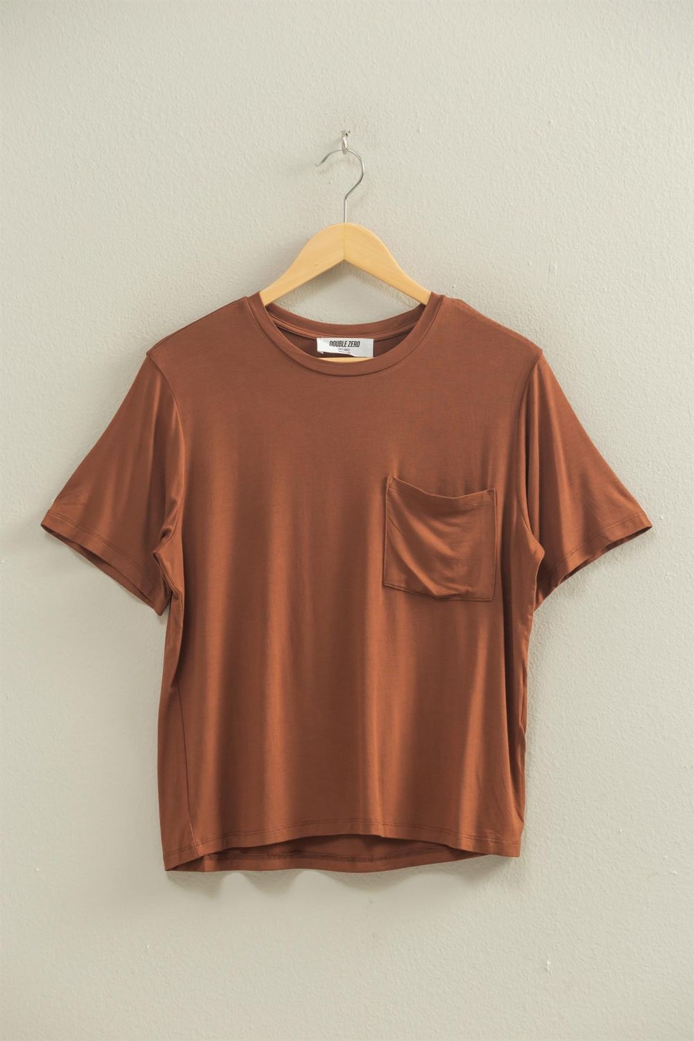 The Alissa Tee, Size: S, Color: Chestnut