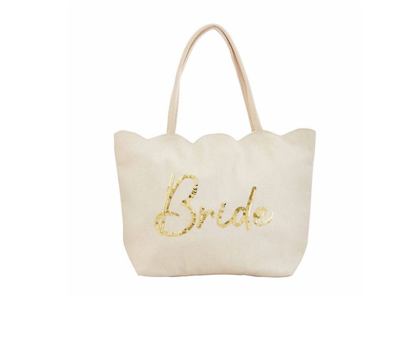 Bride Scallop Tote Bag