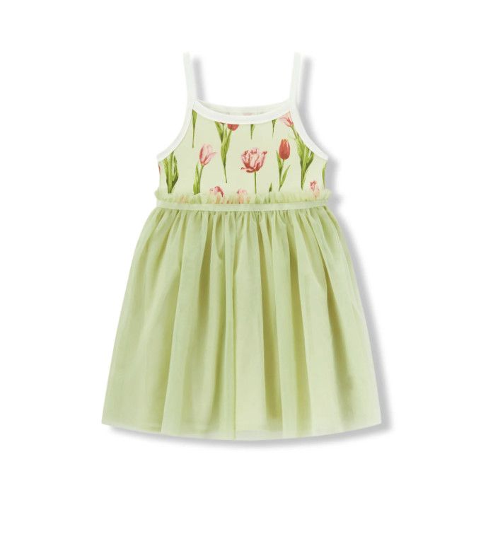 Luxe Stretch Ballet Tulip Dress, Size: 6-12m