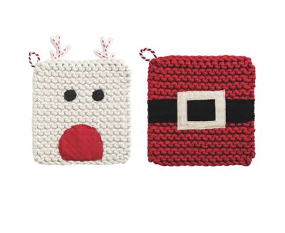 Christmas Crochet Pot Holder