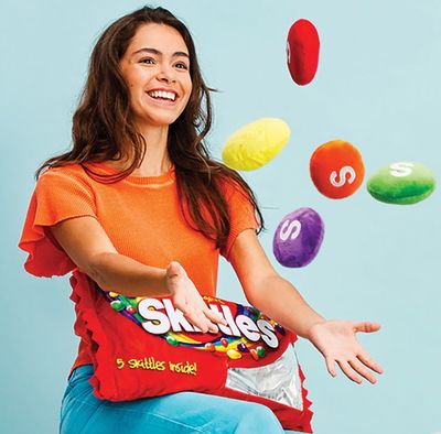 Skittles Packaging Plush