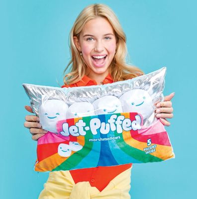 Jet-Puffed Marshmallows Packaging Plush
