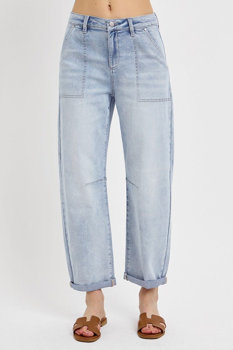 The Bendi Barrel Jeans, Size: 1