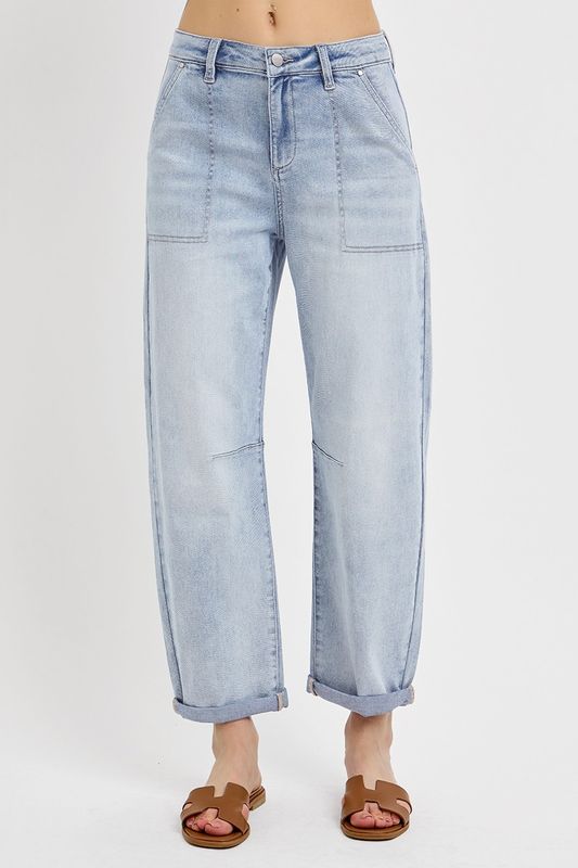 The Bendi Barrel Jeans